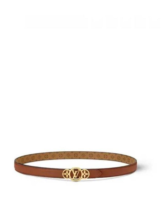 LV Trio 20MM Reversible Leather Belt Tan - LOUIS VUITTON - BALAAN 1