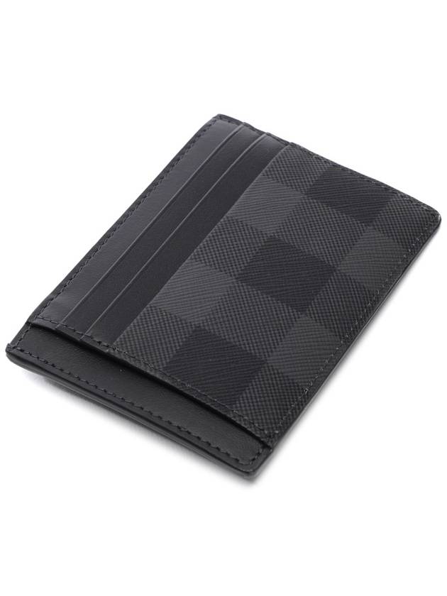 Check Money Clip Card Wallet Grey - BURBERRY - BALAAN 6