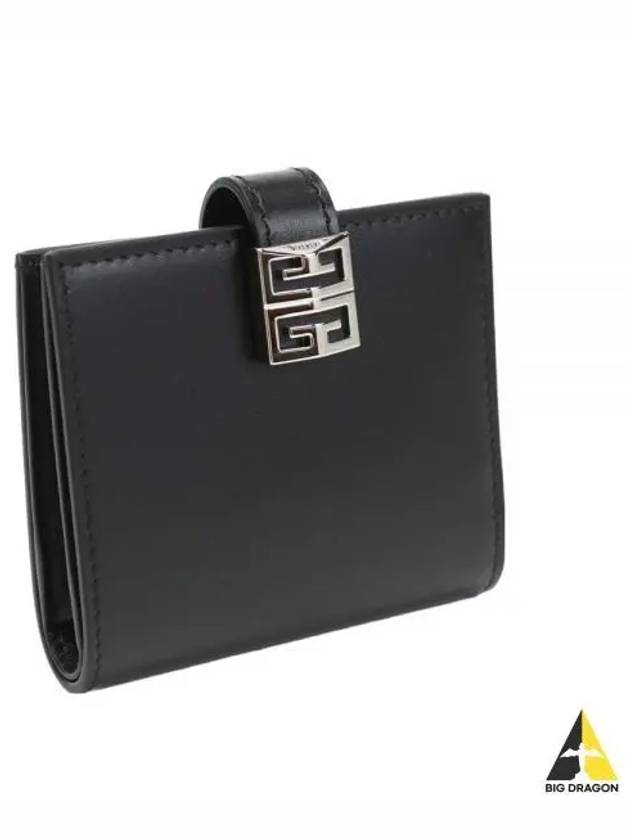 4G Metal Logo Small Half Wallet Black - GIVENCHY - BALAAN 2