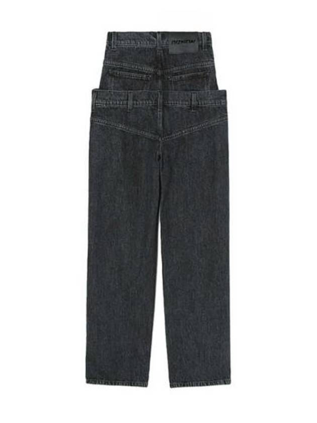 Double Waistband Denim Jeans Grey - JW ANDERSON - BALAAN 3