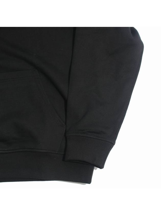 Back Logo Cotton Hoodie Black - WOOYOUNGMI - BALAAN 7