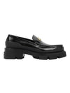 Terra Leather Loafers Black - GIVENCHY - BALAAN 1