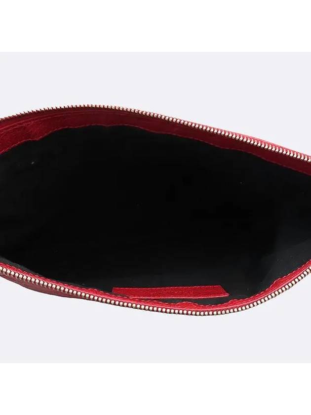 273022 Red color PORTE DOUMENTS clip clutch bag - BALENCIAGA - BALAAN 5