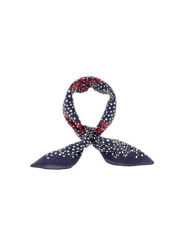 Men s Big Logo Dot Pattern Foulard Blue - GIORGIO ARMANI - BALAAN 1