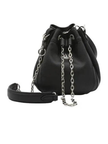 Chrissy Small Bucket Bag Black - VIVIENNE WESTWOOD - BALAAN 1