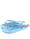 Signature Stripe Rubber Flip Flops Blue - THOM BROWNE - BALAAN 2