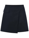 Wrap Skirt Short Pants MW3AL105 - P_LABEL - BALAAN 3