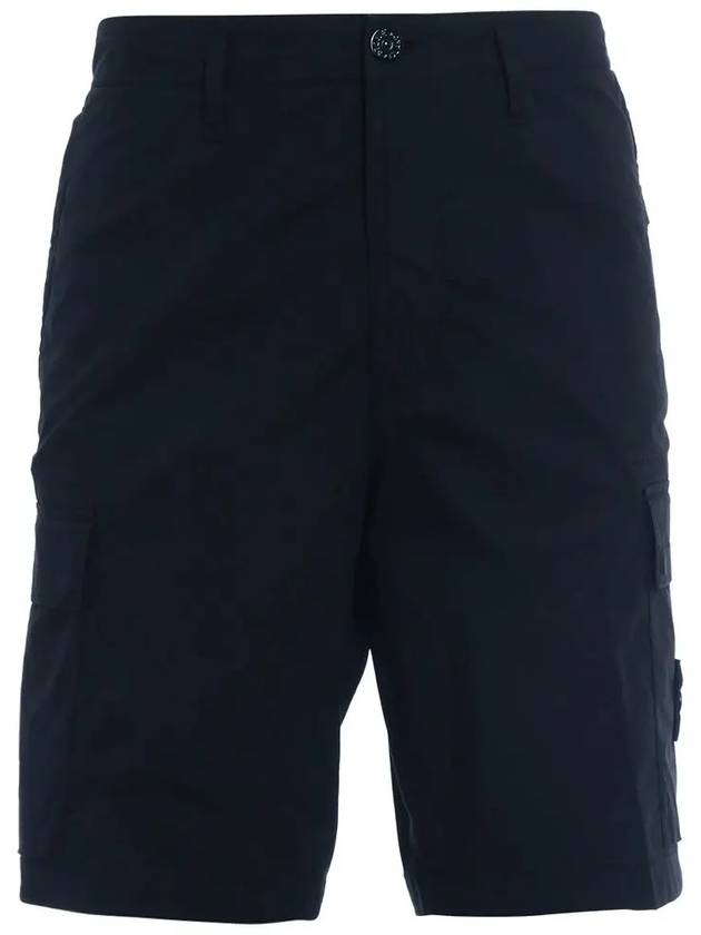 Cargo Bermuda Shorts Navy - STONE ISLAND - BALAAN 2