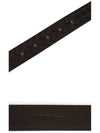 Intrecciato Leather Belt Espresso - BOTTEGA VENETA - BALAAN 4