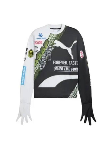 A AP Rocky Tire Gloves Long Sleeve T Shirt White - PUMA - BALAAN 1