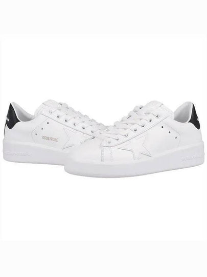 Women's Black Tab Purestar Low Top Sneakers White - GOLDEN GOOSE - BALAAN 2