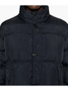 Garment Dyed Crinkle Reps Down Padding Navy - STONE ISLAND - BALAAN 5