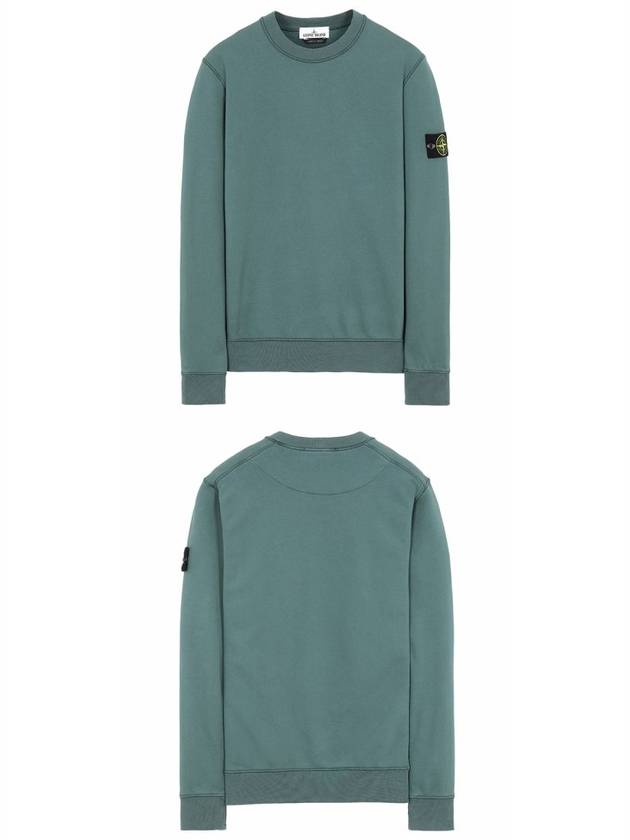 Men's Wappen Patch Sweatshirt Green - STONE ISLAND - BALAAN 5