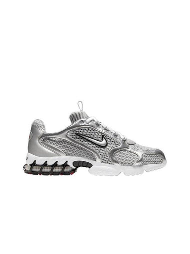 Air Zoom Spiridon Cage 2 Low Top Sneakers Metallic Silver - NIKE - BALAAN 1