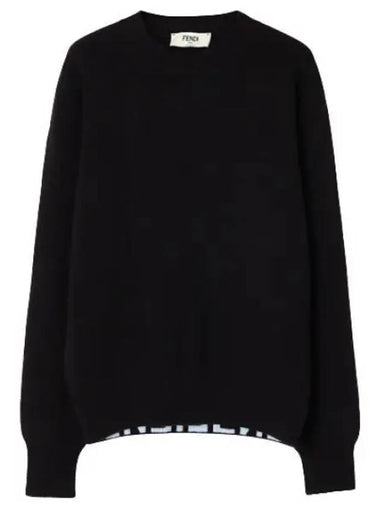 Pullover cashmere wool knit - FENDI - BALAAN 1