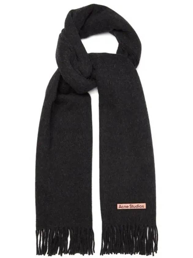 New Canada New Canada pink label muffler charcoal - ACNE STUDIOS - BALAAN 1