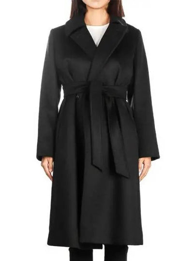 Bcollag Belted Double Coat Black - MAX MARA - BALAAN 2