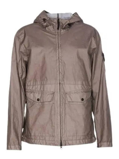 Membrana 3L TC Hooded Jacket Brown - STONE ISLAND - BALAAN 2