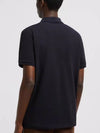 Logo Patch Polo Shirt Navy - MONCLER - BALAAN 5