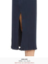 Sandy Cotton Long Dress Navy - A.P.C. - BALAAN 7