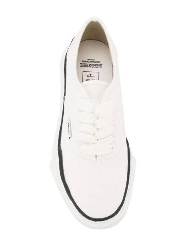 Baker OG Sole Canvas Low Top Sneakers White - MAISON MIHARA YASUHIRO - BALAAN 5