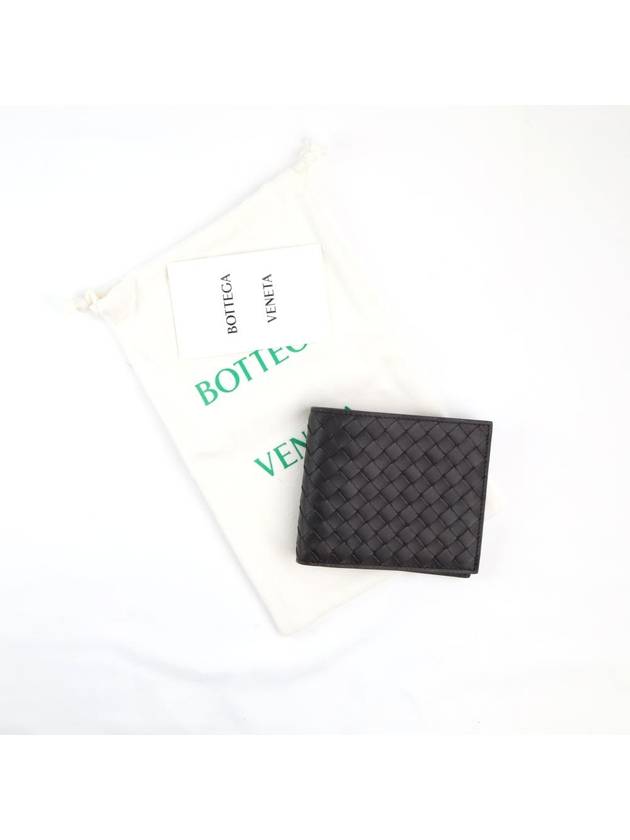 Intrecciato Weaving Half Wallet Espresso - BOTTEGA VENETA - BALAAN 8