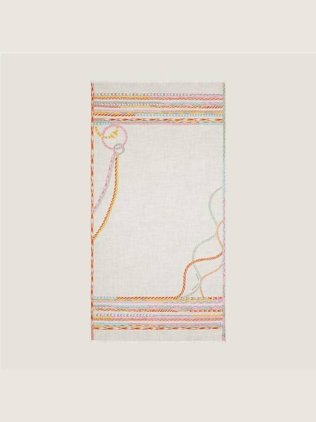 Robe du Soir Racktangle Cashier Women's Scarf H563898S 02 - HERMES - BALAAN 1