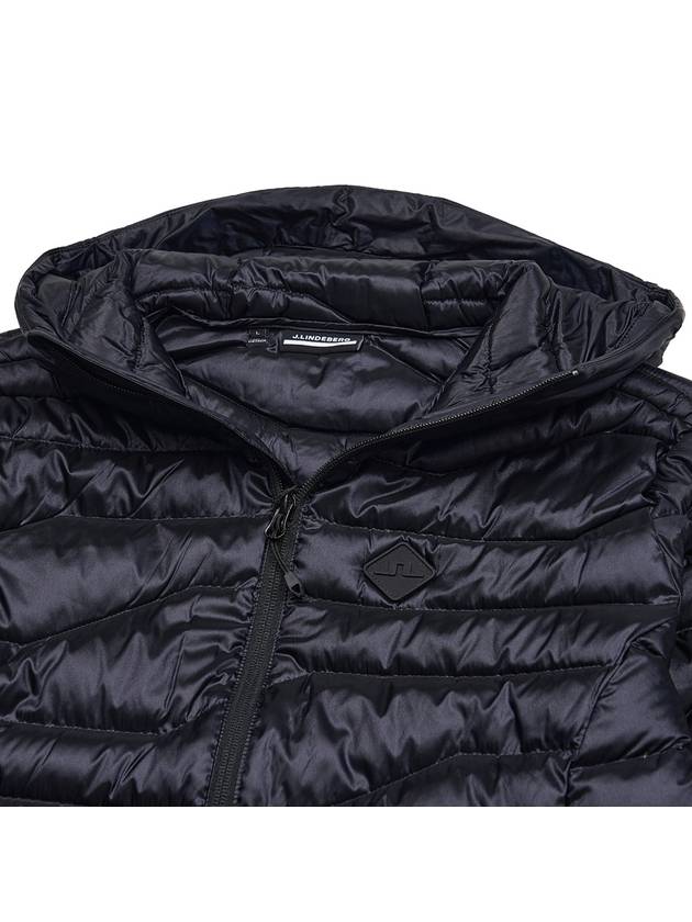 Cliff Light Down Hooded Jacket Black - J.LINDEBERG - BALAAN 9