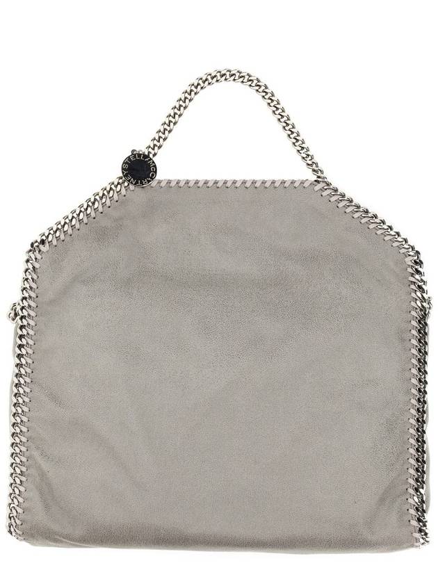 Silver Falabella Fold Over Tote Bag Light Gray - STELLA MCCARTNEY - BALAAN 10