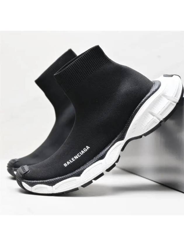 3XL Sock Recycled Knit Low Top Sneakers Black - BALENCIAGA - BALAAN 7