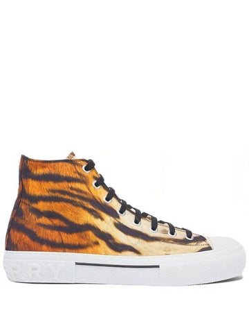 Burberry Ladies Tiger print High top Sneakers Brand Size 35 US Size 5 - BURBERRY - BALAAN 1