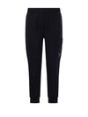 Diagonal Raised Fleece Cargo Track Pants Black - CP COMPANY - BALAAN 1