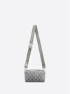 Homme Ringott 22 CD Diamond Canvas Bag Gray - DIOR - BALAAN.