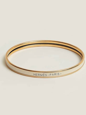 Uni Bangle Rose Gold Creme Women s Bracelet H240001FO - HERMES - BALAAN 1