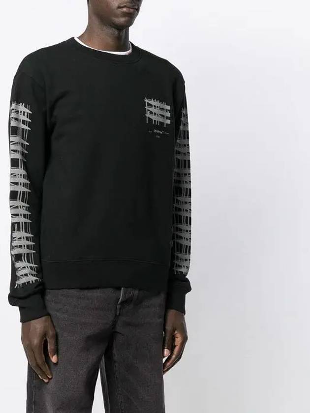 Diag Industrial Arrow Sweatshirt Black - OFF WHITE - BALAAN 4