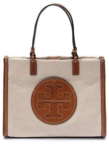 Ella Small Tote Bag 88607 928 Beige Brown 270039 1147520 - TORY BURCH - BALAAN 1