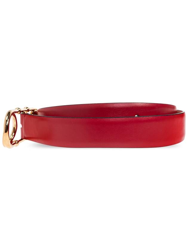 Versace Leather Belt, Women's, Red - VERSACE - BALAAN 3