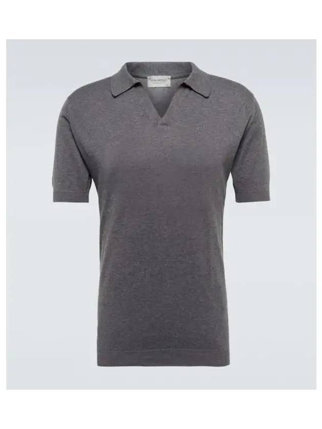 IDomestic shippingI 24 Noah Charcoal short sleeve knit kr 205078 - JOHN SMEDLEY - BALAAN 1