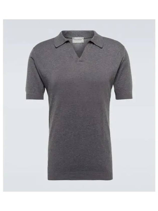 IDomestic shippingI 24 Noah Charcoal short sleeve knit kr 205078 - JOHN SMEDLEY - BALAAN 1