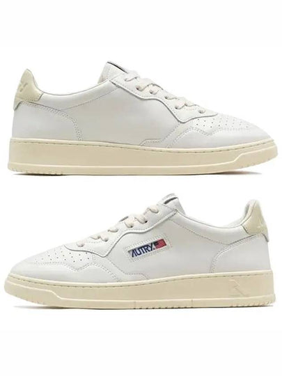 Men's Medalist Leather Low Top Sneakers White - AUTRY - BALAAN 2