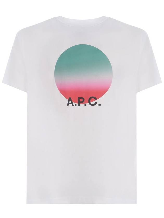 Nolan Short Sleeve T-Shirt White - A.P.C. - BALAAN 4