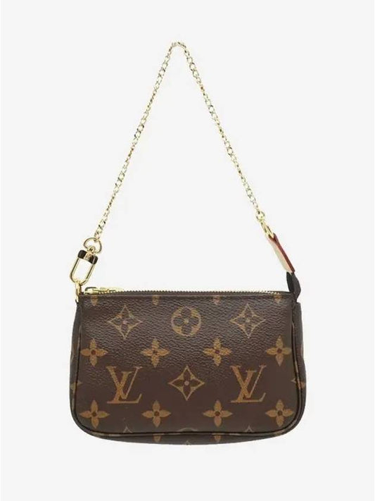 Monogram Mini Pochette Shoulder Bag Brown - LOUIS VUITTON - BALAAN 2