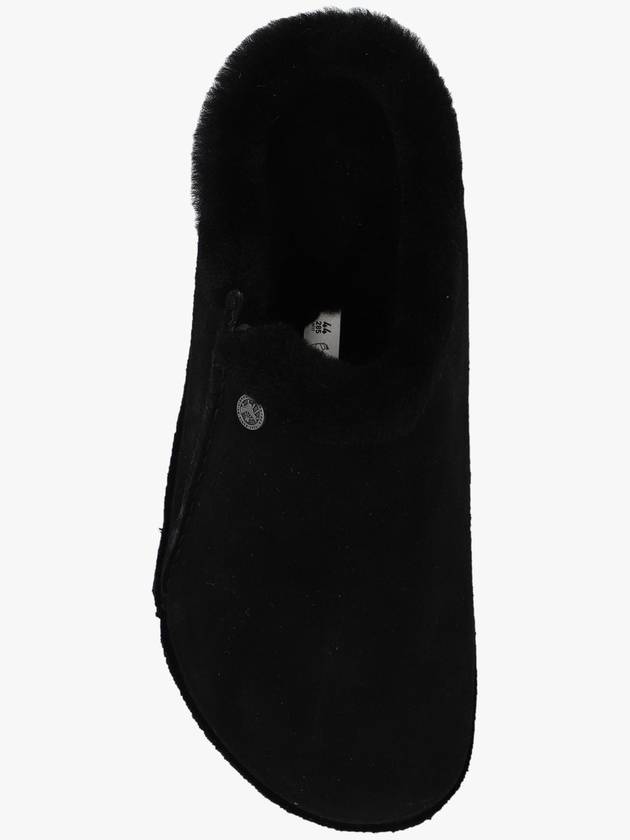 Zermatt Suede Slippers Black - BIRKENSTOCK - BALAAN 7