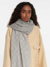 GG Jacquard Pattern Knit Muffler Grey - GUCCI - BALAAN 4