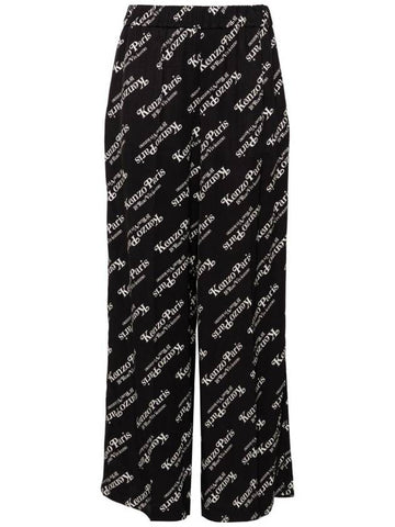 24 ss All Over Logo Pants FE52PA0849S299 B0711024582 - KENZO - BALAAN 1