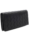 Intrecciato Long Wallet Black - BOTTEGA VENETA - BALAAN 4