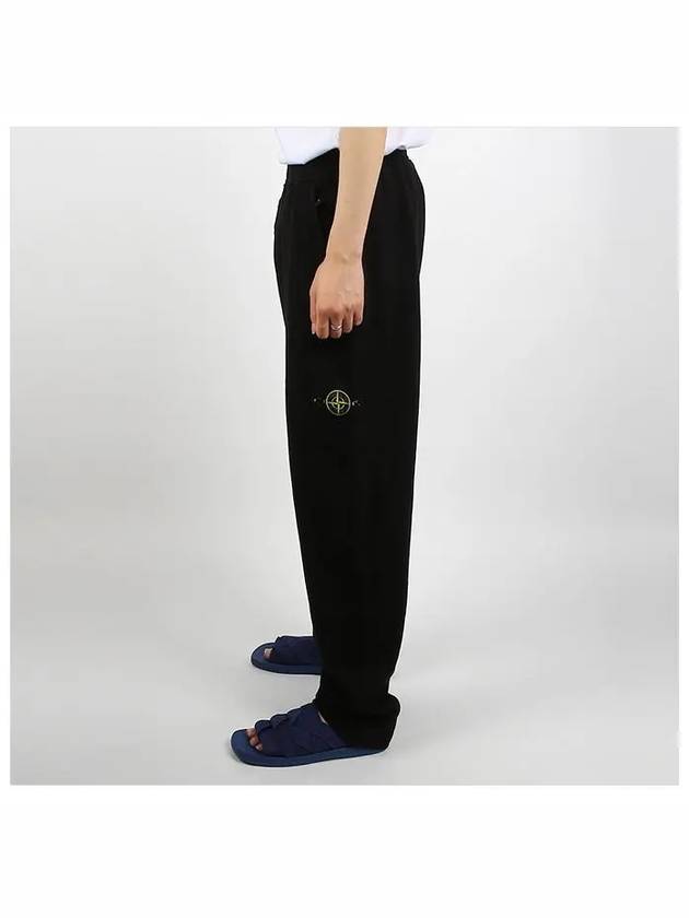 Old Treatment Cargo Track Pants Black - STONE ISLAND - BALAAN 4