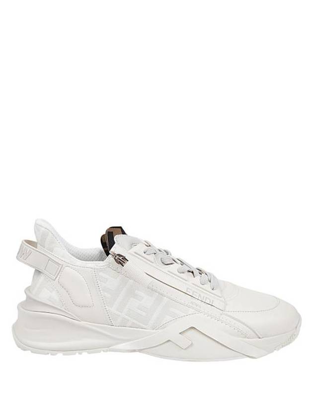 FF Motif Flow Low Top Sneakers White - FENDI - BALAAN 2