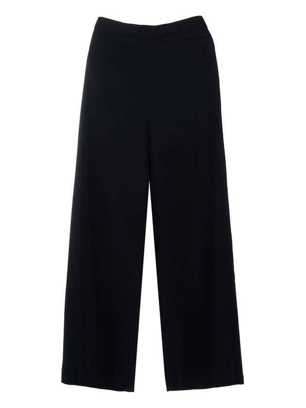 Flare Wide Pants Black - AMI - BALAAN 3