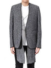 Men's Single Button Wool Jacket Black - GOLDEN GOOSE - BALAAN 2